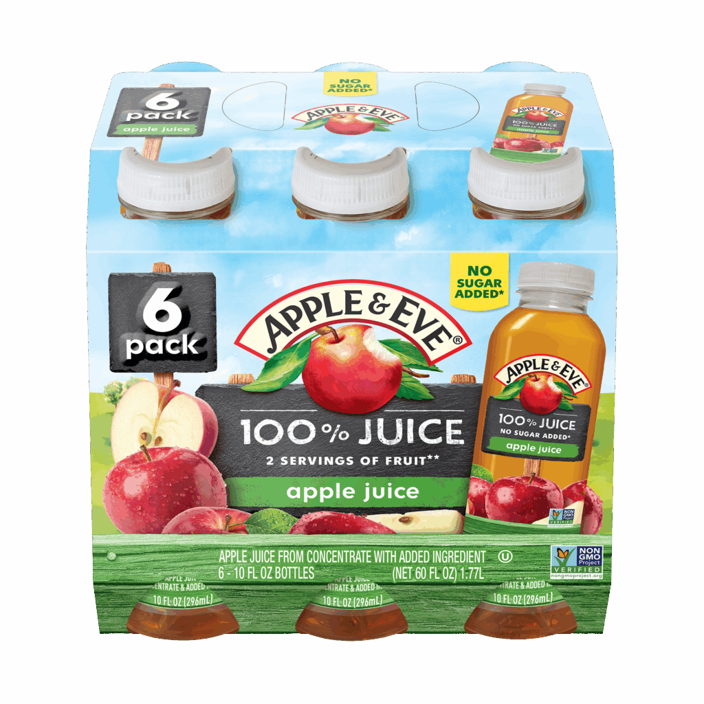 100% Apple Juice – 6 count