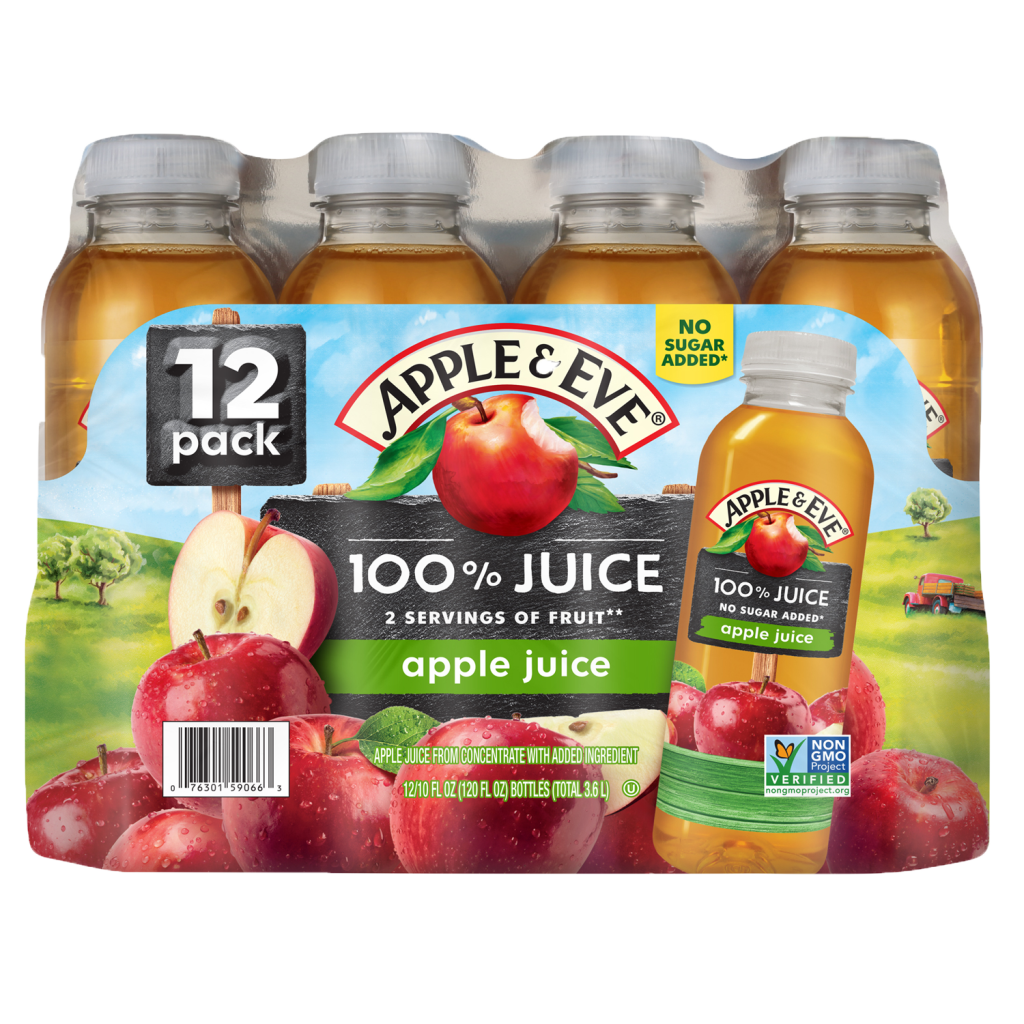 100% Apple Juice – 12 count