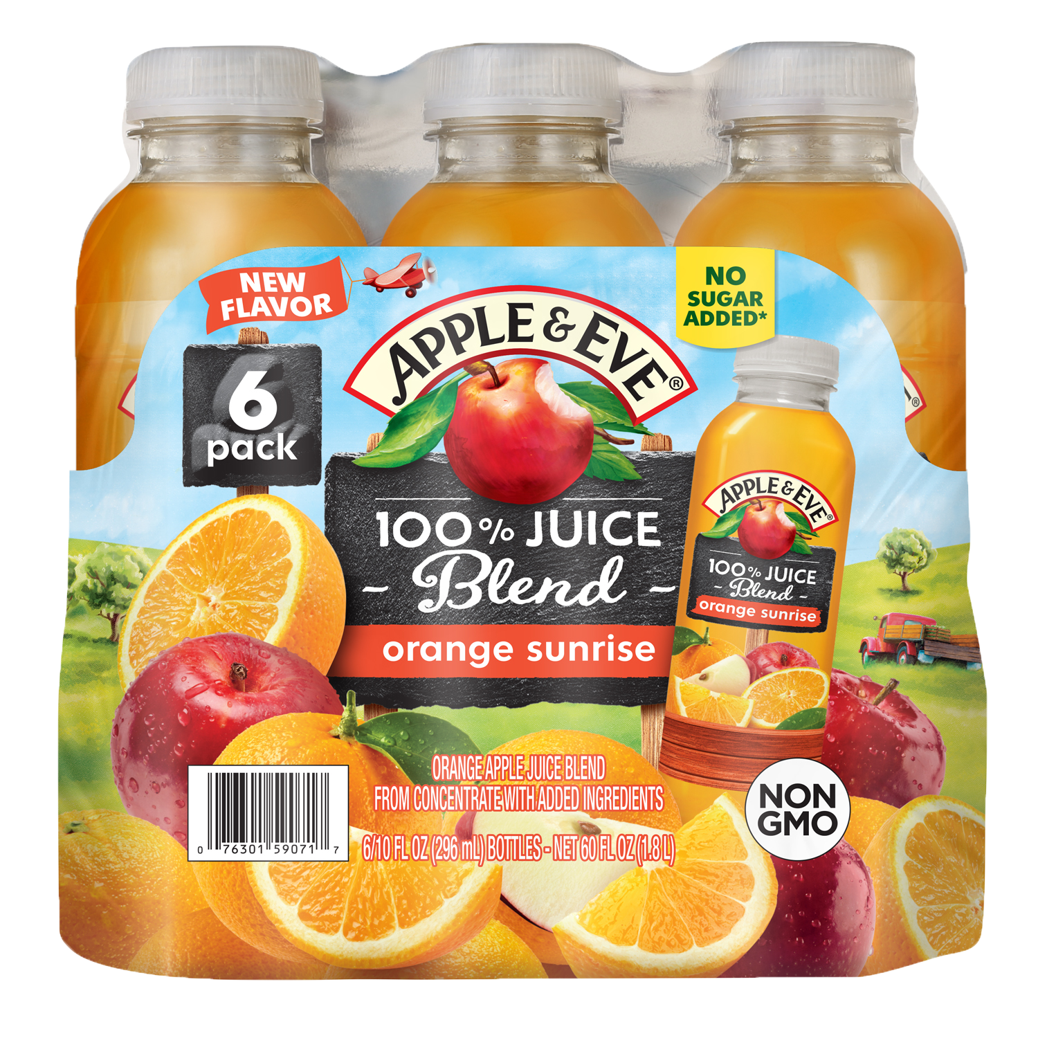 6 count – Orange Sunrise 100% Juice Blend