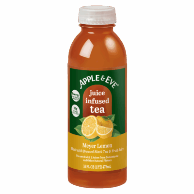 Apple and Eve juice tea bottle flavor Meyer Lemon