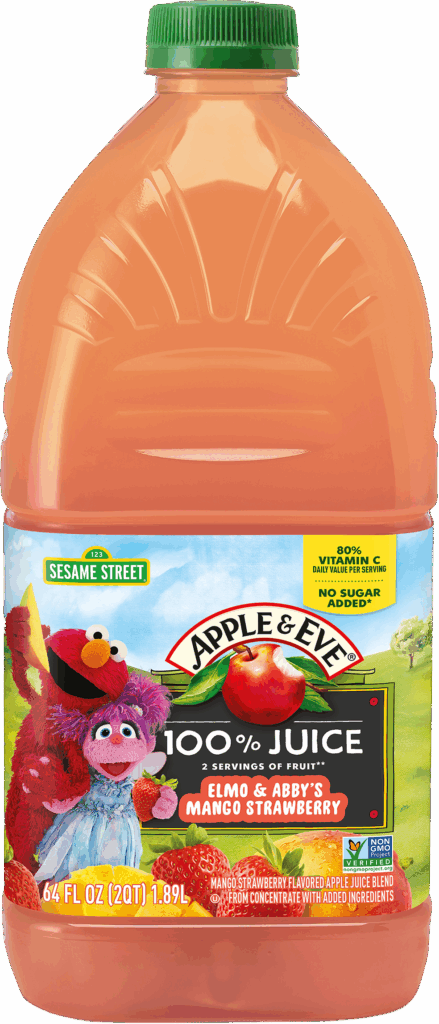 Elmo & Abby’s Mango Strawberry 100% Juice Blend