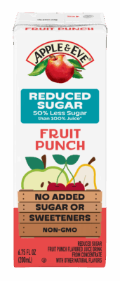 Reduced Sugar Juice Box Fruit Punch