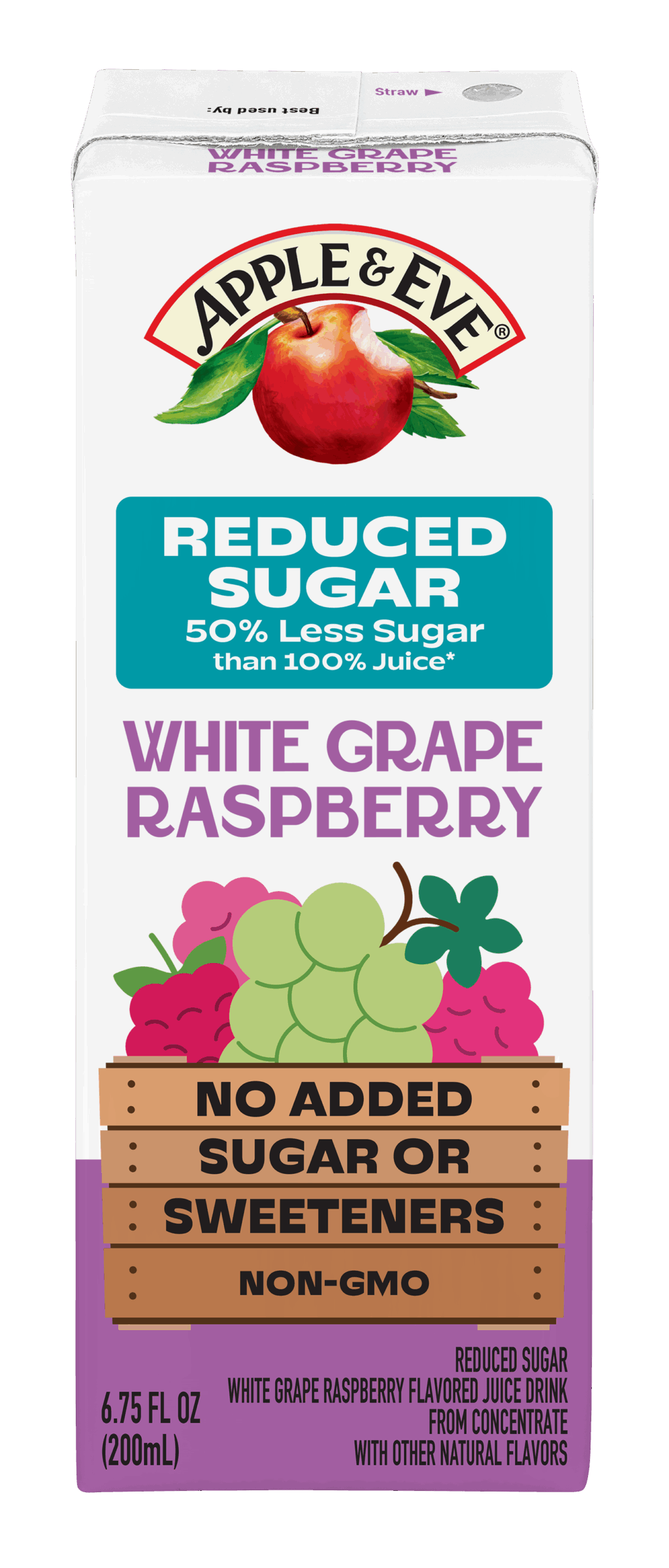 White Grape Raspberry, Reduced Sugar, Juice Drink