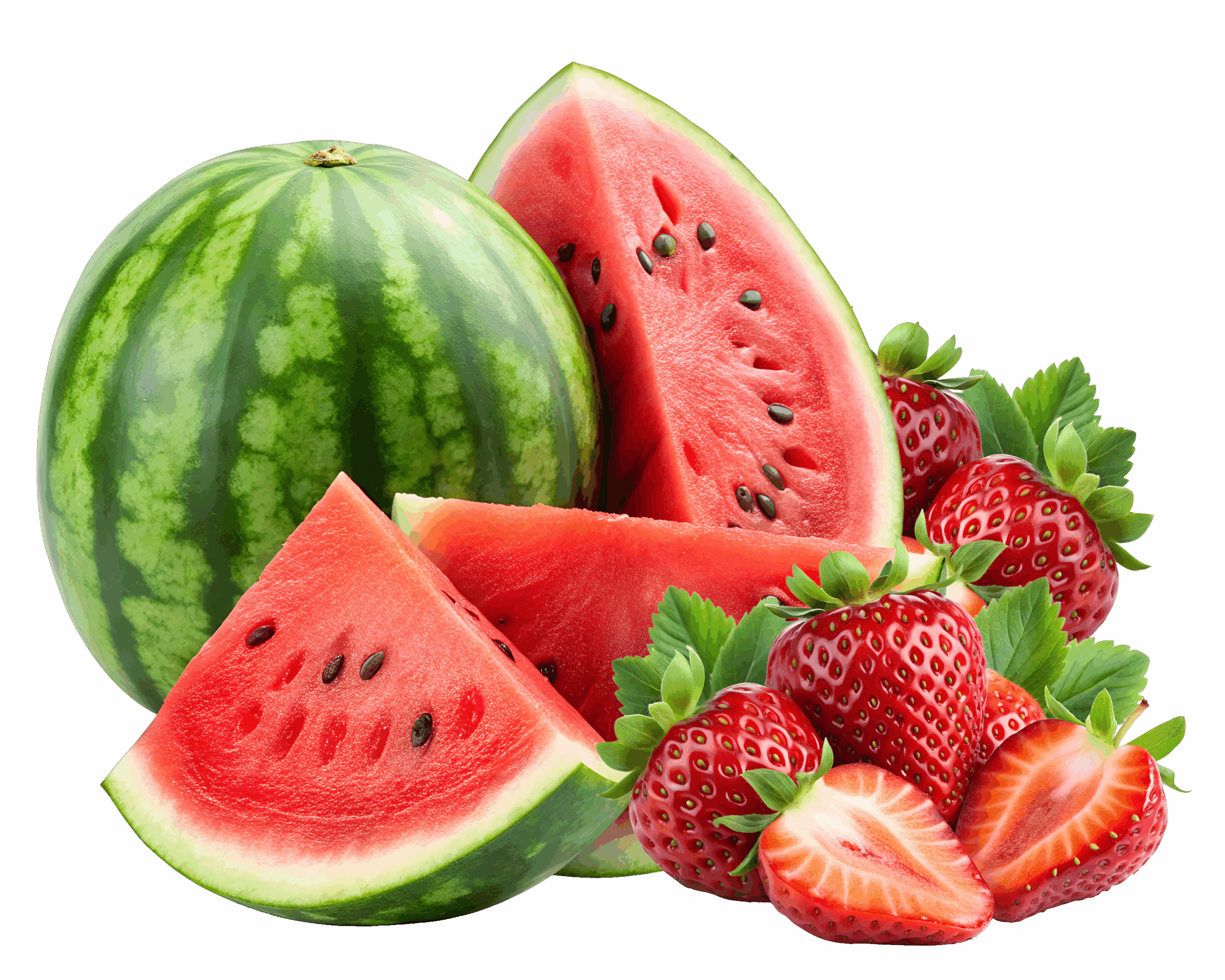 Watermelons and Strawberries