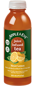 Apple and Eve Juice infused tea bottle flavor Mayor Lemon
