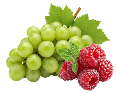 Grapes-Raspberries
